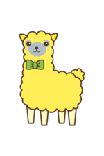 Little Llama Clipart Free SVG FIle