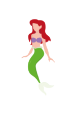 Female Mermaid Clipart  Free SVG File