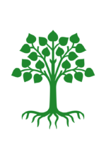 Linden Tree with Roots Free SVG File