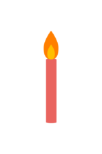 Birthday Candle Clipart Free SVG File