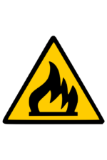 Flame Warning Sign Clipart Free SVG File