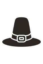 Hat Silhouette, Black and White Clipart Free SVG File