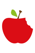 Eaten Delicious Apple Clipart Free SVG File