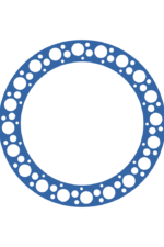 Circle Monogram Frame Clipart Free SVG File