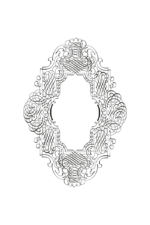 Ornamental Vinatge Frame Free SVG File