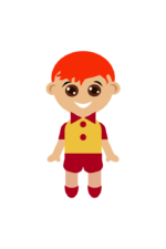 Adorable Boy Clipart Free SVG File