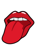 Mouth Tongue Out Clipart - free svg file for members