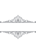 Ornamental Vintage Text Frame Outline - free svg file for members