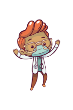 Doctor with Stethoscope Clipart Free SVG File