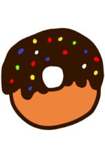 Donut Clipart - free svg file for members