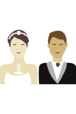 Wedding Couple Groom Bride Clipart Free SVG File