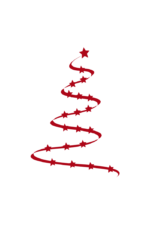 Christmas Tree Outline with Star Shape - free svg file for members