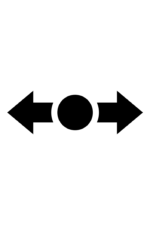 Open Left and Right Arrow Free SVG FIle
