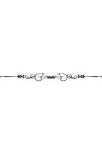 Black Ornamental Text Divider Free SVG File