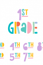 1st Grade, School, Elementary School Free Svg File