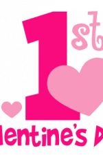 1st Valentine's Day, Couple Free Svg File