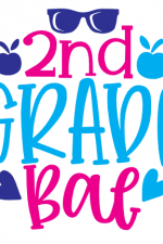 2nd Grade Bae, Back To School Free Svg File