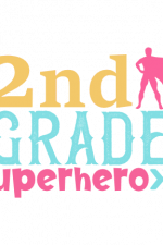 2nd Grade Super hero, Boys School Free Svg File