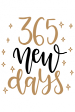 365 New Days, sign, Stars Free Svg File