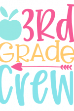 3rd Grade Crew, First Day School Free Svg File