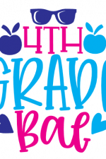 4th Grade Bae, School Free Svg File