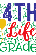 4th Life Grade, School Free Svg File