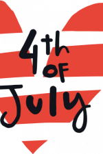 4th of july heart, independence day free svg file