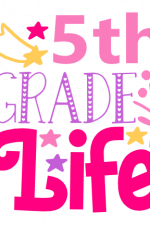 5th Grade Life, School Free Svg File