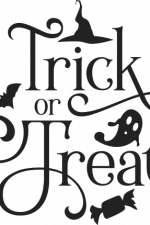trick or treat, boo, halloween free svg file