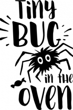 tiny bug in the oven, spider, halloween free svg file