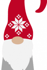gnome, christmas - free svg file for members