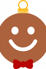 ginger bread man face, christmas free svg file