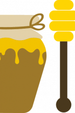 honey pot with dipper free svg file