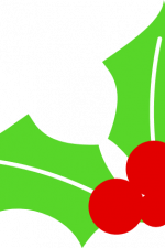 holly leaves, mistletoe, christmas free svg file