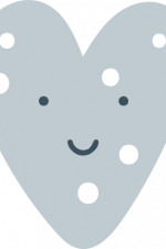 heart boho design with dots free svg file