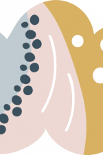 cloud boho design with dots free svg file