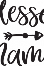 blessed mama, mother's day free svg file