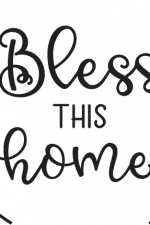 bless this home, family free svg file