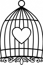bird cage free svg file