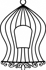 bird cage free svg file