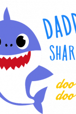 daddy shark doo doo doo, father's day free svg file