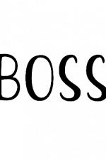 boss sign, lady, feminist free svg file