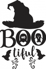 boo tiful, witch hat, halloween free svg file