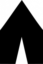 camp tent silhouette, camping free svg file