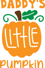 daddy's little pumpkin, baby, halloween free svg file
