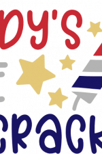 daddy's little firecracker, baby, 4th of july free svg file