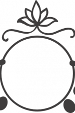 bunny monogram frame, easter free svg file