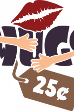 hugs 25c, lips, valentine's day free svg file