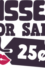 kisses for sale 25c, funny valentine's day free svg file