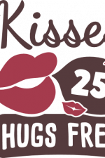 kisses 25c hugs free, funny valentine's day free svg file